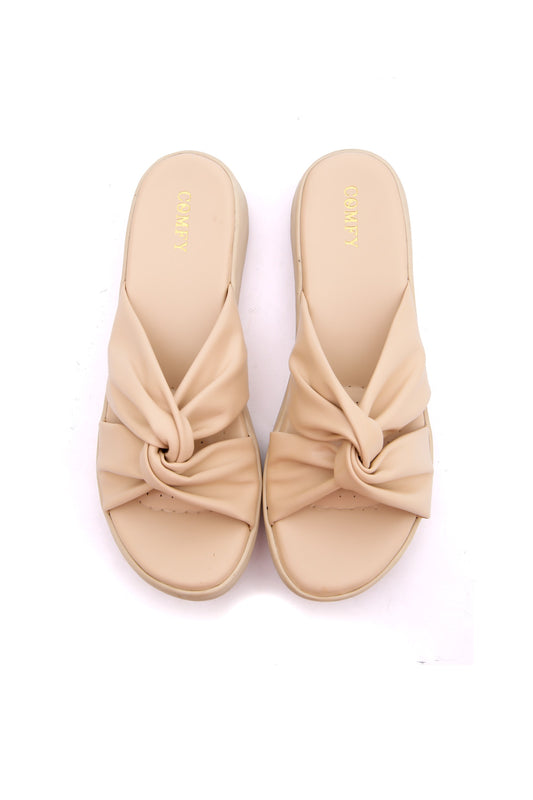 Elegant Medicated PU Sole Casual wear Slippers (133)