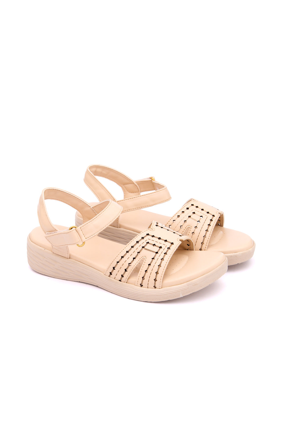 Elegant Medicated PU Sole Casual wear Sandals (127)