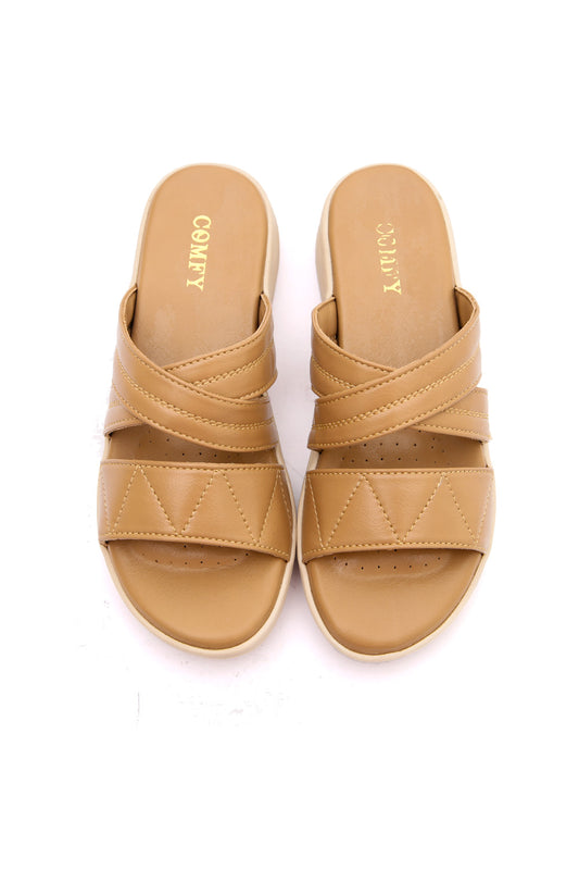 Elegant Medicated PU Sole Casual wear Slippers (120)