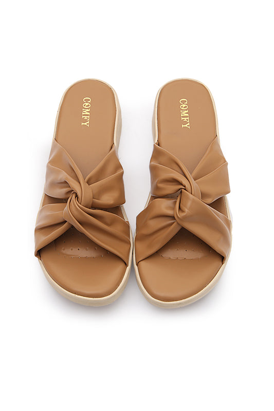 Elegant Medicated PU Sole Casual wear Slippers (133)