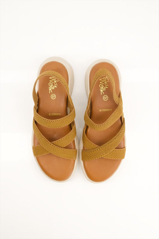 Elegant Medicated PU Sole Sky Walk Sandals for Every Occasion