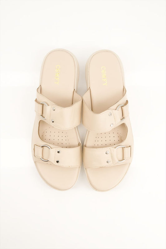 Elegant Medicated PU Sole Soft Casual wear Slippers