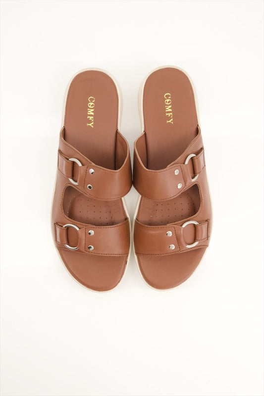 Elegant Medicated PU Sole Soft Casual wear Slippers