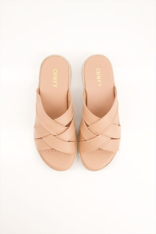 Elegant Medicated PU Sole Open Toe Casual wear Slippers