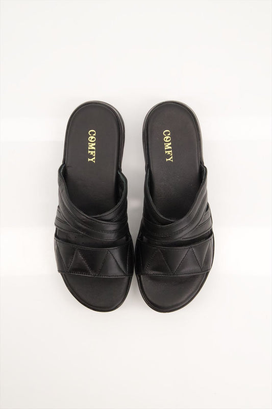 Elegant Medicated PU Sole Casual wear Slippers (120)